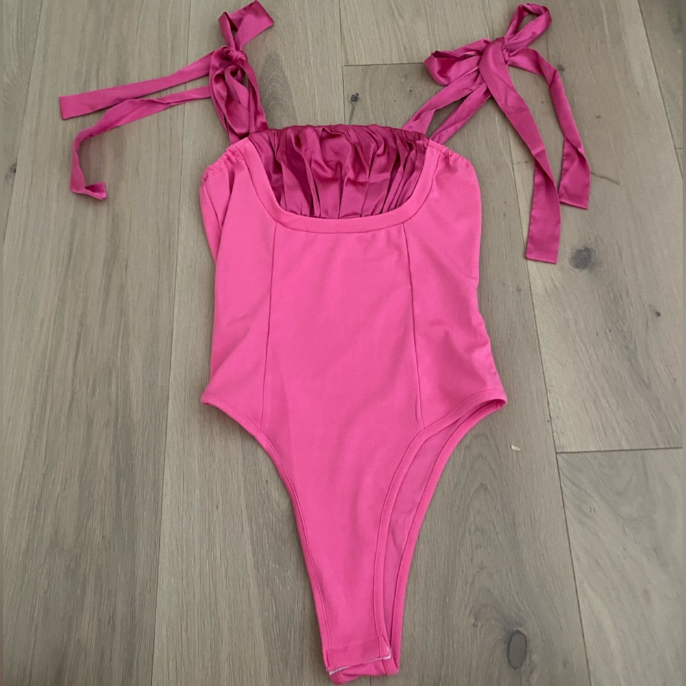 Women’s Pink Amazon Body Suit, Size S